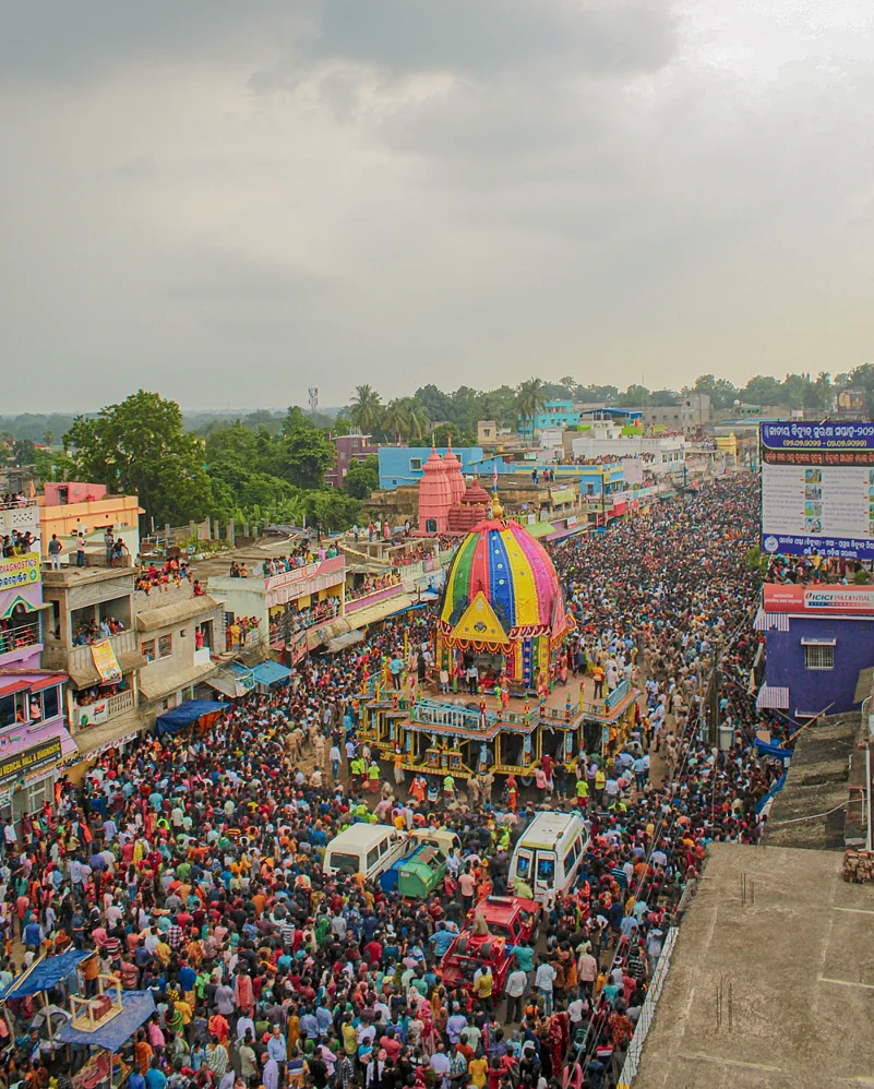 The Rath Yatra in Baripada is the second largest after Puri